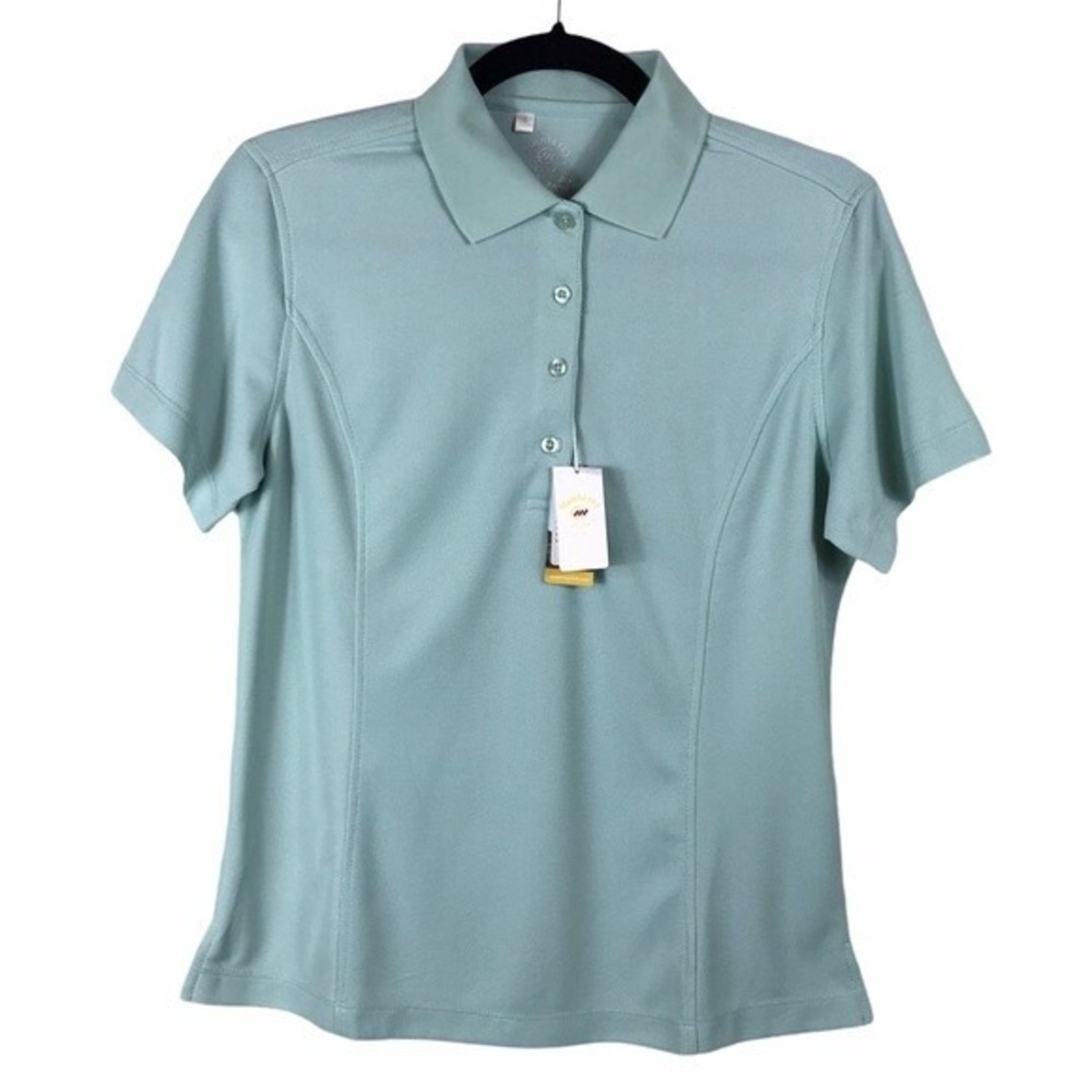 Monterey‎ Club Pique Dry Swing Golf Polo Top Women's Small